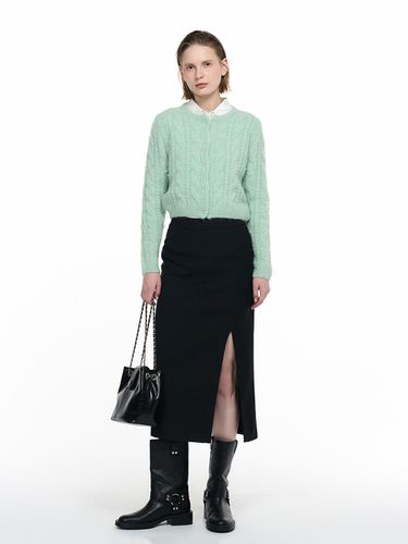 Cable pearl cardigan [MINT] / WBD4L04539 - GENERAL IDEA - Modalova