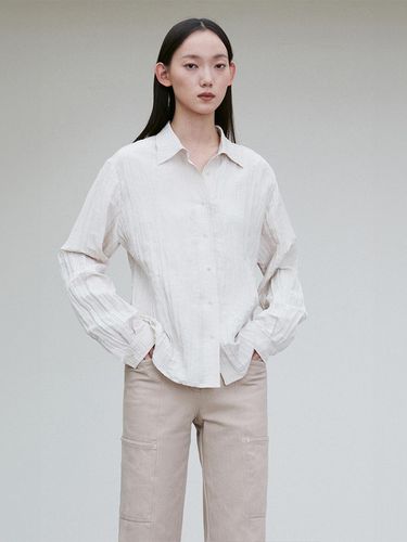 SHIMMER CRINKLED SHIRT - RE RHEE - Modalova