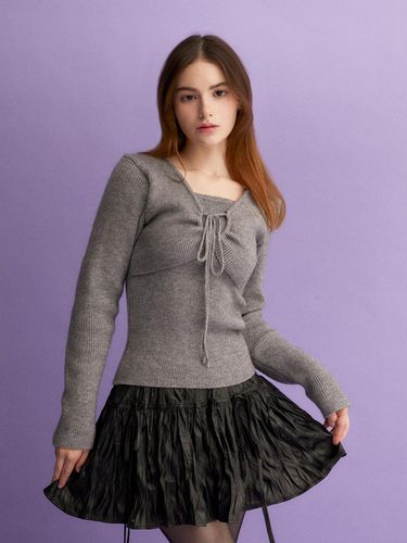 Butterfly Knitted Top (GRAY) - koolkitten - Modalova