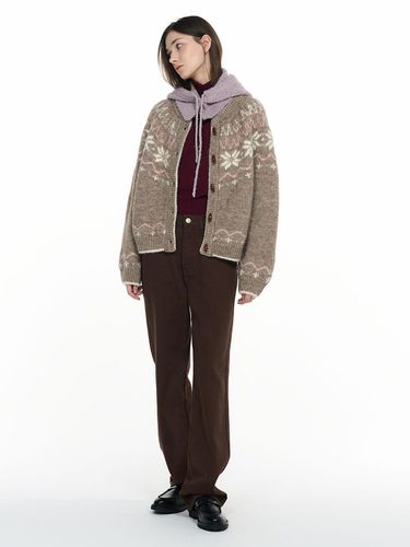 Wool Nordic Duffel Cardigan [MOCHA] / WBD4L04550 - GENERAL IDEA - Modalova