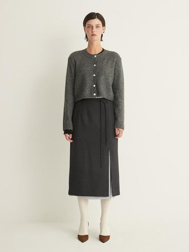 BELTED MIDI SKIRT - GRAY - JOHNNY HATES JAZZ - Modalova