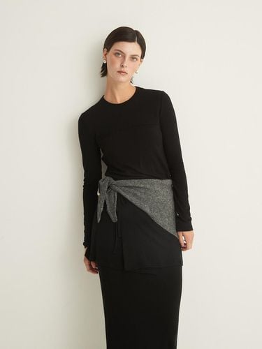 LAYERED LONG JERSEY TOP - BLACK - JOHNNY HATES JAZZ - Modalova