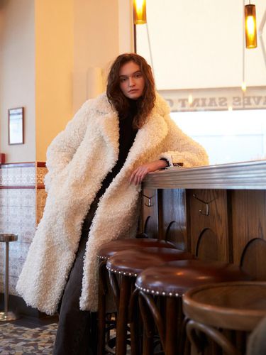 FAUX FUR EVER LONG COAT (LCT003KRFKF) - Lemonplet - Modalova