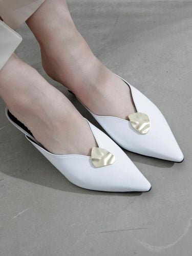 Wave line Mule MD19SS1031 White - Meiel Dew - Modalova