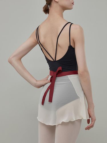 Chiffon skirt (ivory red) - Ballessimo - Modalova