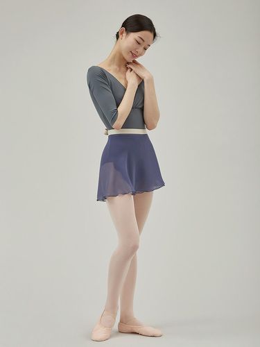 Chiffon skirt (smoke blue) - Ballessimo - Modalova