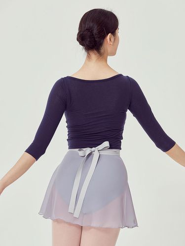 Chiffon skirt (lilac gray) - Ballessimo - Modalova