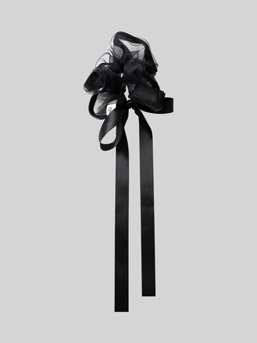 LONG RIBBON SCRUNCHIE - nero-lii - Modalova