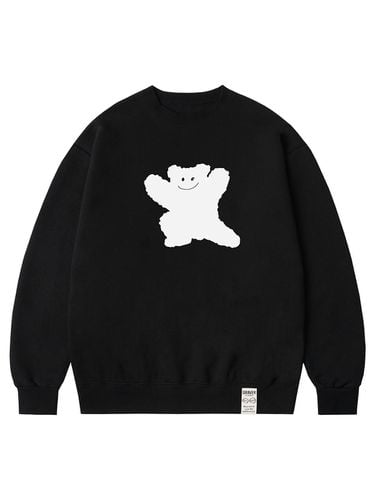 Unisex Cotton-Polyester Big Bear Sweatshirt [Black] - GRAVER - Modalova