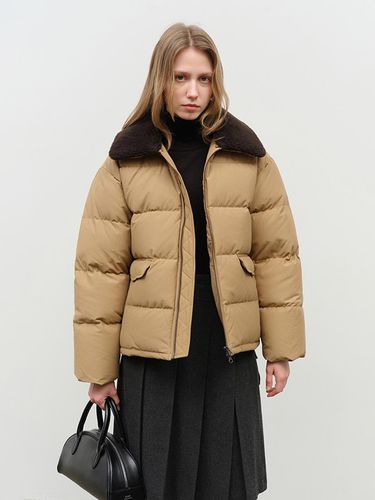 Unisex Detachable Shearling Collar Down Jacket - C - Dunst for WOMEN - Modalova