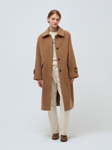 Balmacaan long coat - camel - DEPOUND - Modalova