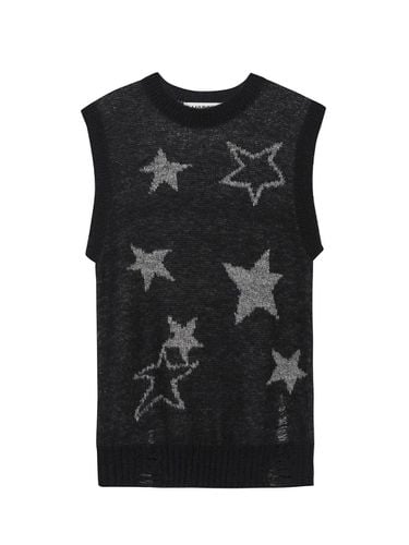 MOHAIR STAR VEST_black - MARGESHERWOOD - Modalova