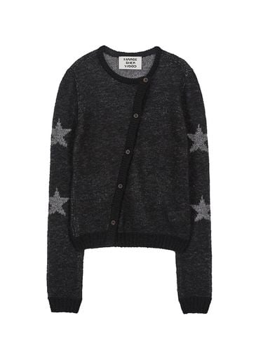 MOHAIR STAR CARDIGAN_black/grey - MARGESHERWOOD - Modalova