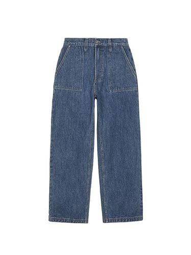 STITCH RELAXED WIDE JEANS_blue - MARGESHERWOOD - Modalova