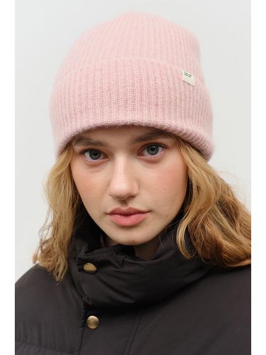 Wholegarment Knit Beanie - Pink - Dunst for WOMEN - Modalova