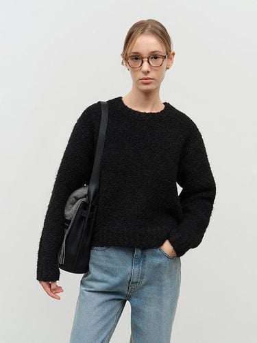 Unisex Cloud Boucle Sweater - Black - Dunst for WOMEN - Modalova