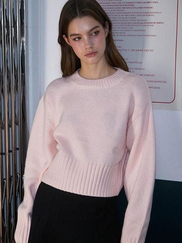 Basic Crop Knit [Pink] - Rosefrantz - Modalova