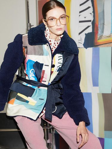 Patchwork Reversible Puffer & Echo Fur Jacket_Patc - Iannmore - Modalova