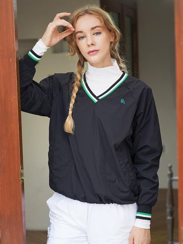 V-neck windbreaker BK - nitina - Modalova