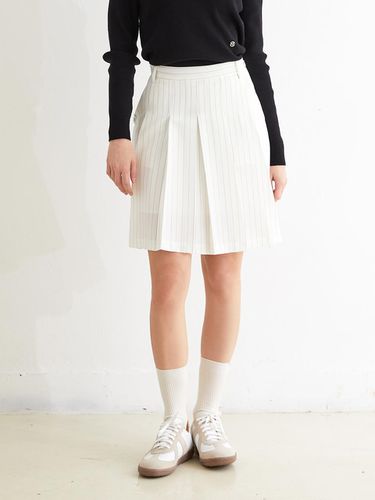 Striped pleated skirt IV - nitina - Modalova