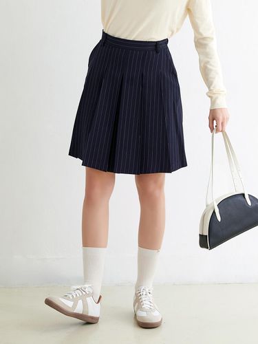 Striped pleated skirt NY - nitina - Modalova