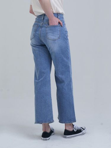 Wide bootcut denim pants_DJ4SL186 - COIINCOS - Modalova