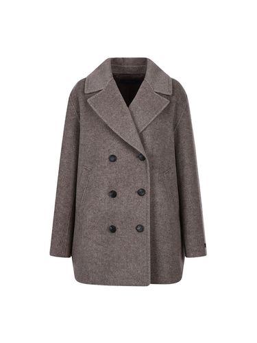 Three-burton wool half coat_DW3WH407 - COIINCOS - Modalova