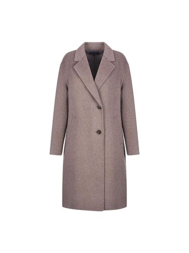 Big collar one- button wool coat_DB3WH003 - COIINCOS - Modalova