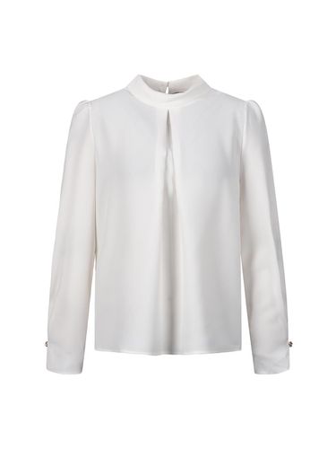 High-neck pleated blouse_DW4AB725 - COIINCOS - Modalova