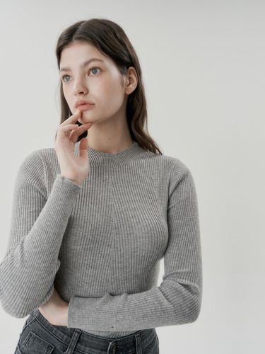 Half neck pullover knitwear_DZ4WP061 - COIINCOS - Modalova