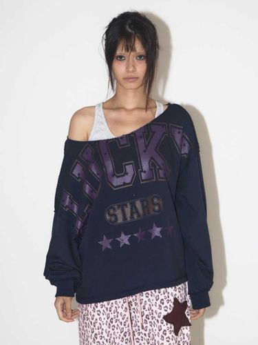 Lucky Stars Sweatshirt Navy - EXPIRED GIRL - Modalova