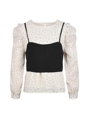 Bustier dotted blouse_DZ4WB070 - COIINCOS - Modalova