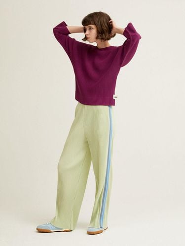 Side Two-Tone Colorful Wide Pants_LPPTS024005 - Lapli - Modalova