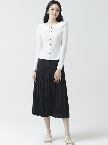 Pleats Block Skirt ITO4WSK790 (2 COLOR) - IT MICHAA - Modalova