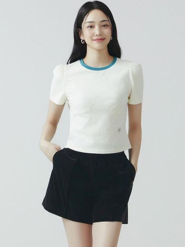 Color Block T-shirt ITO3WTS280 (3 COLOR) - IT MICHAA - Modalova
