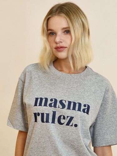 MSMRZ cool cotton T-shirt_Melange Gray - Masmarulez - Modalova