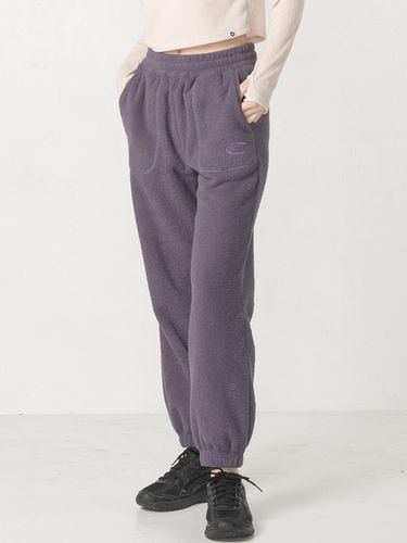 Rear warm turtleneck fleece big pocket jogger pant - DURAN - Modalova