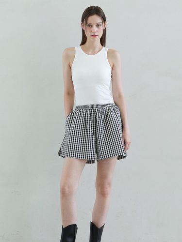 In & Out Check Shorts 4 colors - TSH - Modalova