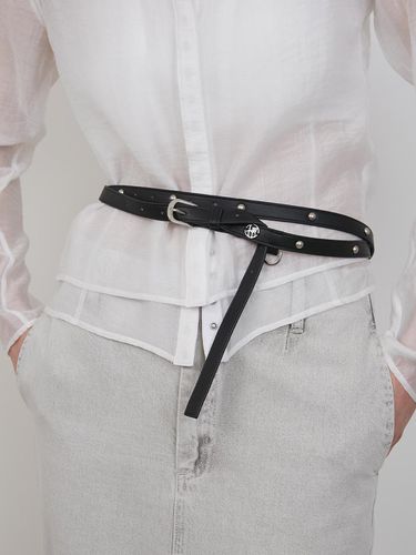 STUD LONG BELT [BLACK] - LOW TIDE - Modalova