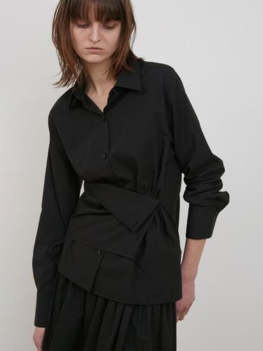 BUTTON WRAP SHIRT [BLACK] - LOW TIDE - Modalova