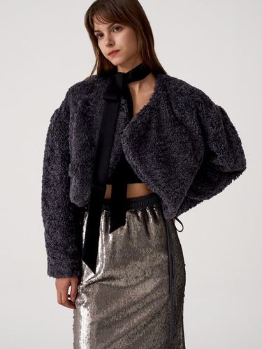 Cropped Eco-fur jacket - SIGREAT - Modalova