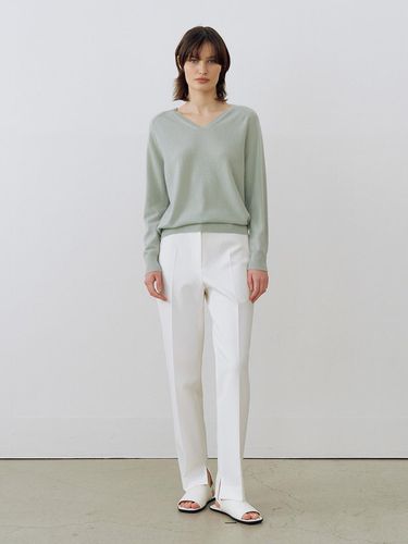 Tailoring Cigarette Pants White - Mare di mari - Modalova