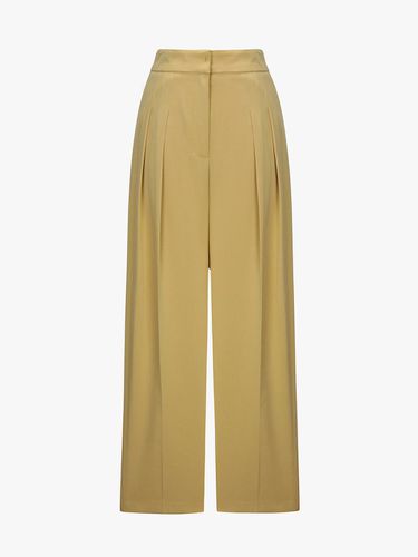 It MICHAA two-tuck wide pants ITN9WPT71A (BEIGE) - itMICHAA - Modalova