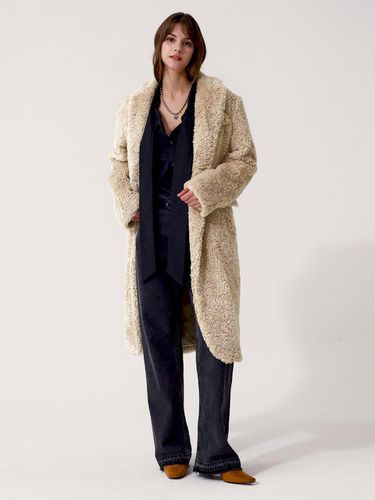 TEDDY ECO FUR COAT_BEIGE - SIGREAT - Modalova