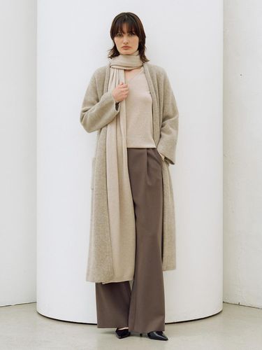 Mohair V Neck Long Cardigan - Mare di mari - Modalova