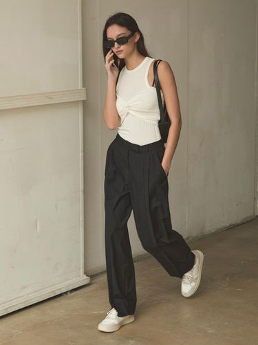 SLIT WIDE PANTS - SIGREAT - Modalova