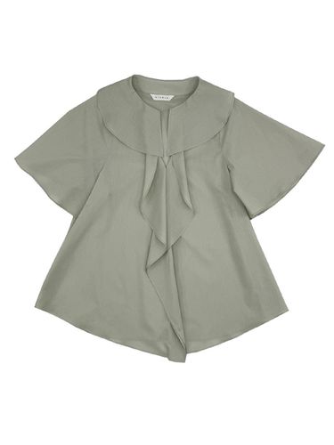 SHIRRING BLOUSE GREEN - GIEMAR - Modalova