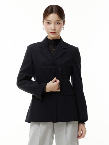 It MICHAA Strap Slim Jacket ITN9WJK640 (BLACK) - itMICHAA - Modalova