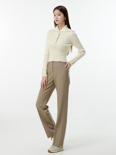 It MICHAA Straight Pants ITN9YPT160 (2 COLOR) - itMICHAA - Modalova