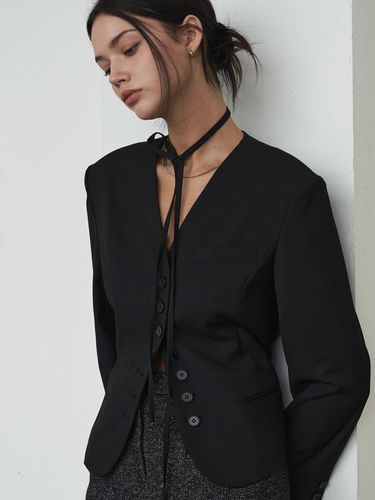 BUTTON LACE UP JACKET - SIGREAT - Modalova